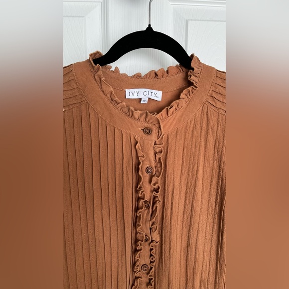 Ivy City Co. Santorini dress in Terracotta, size 1X - Picture 7 of 10